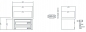Preview: RENZ Briefkastenanlage Aufputz, Tetro, Edelstahl V4A, Kastenformat 370x110x270mm, 2-teilig
